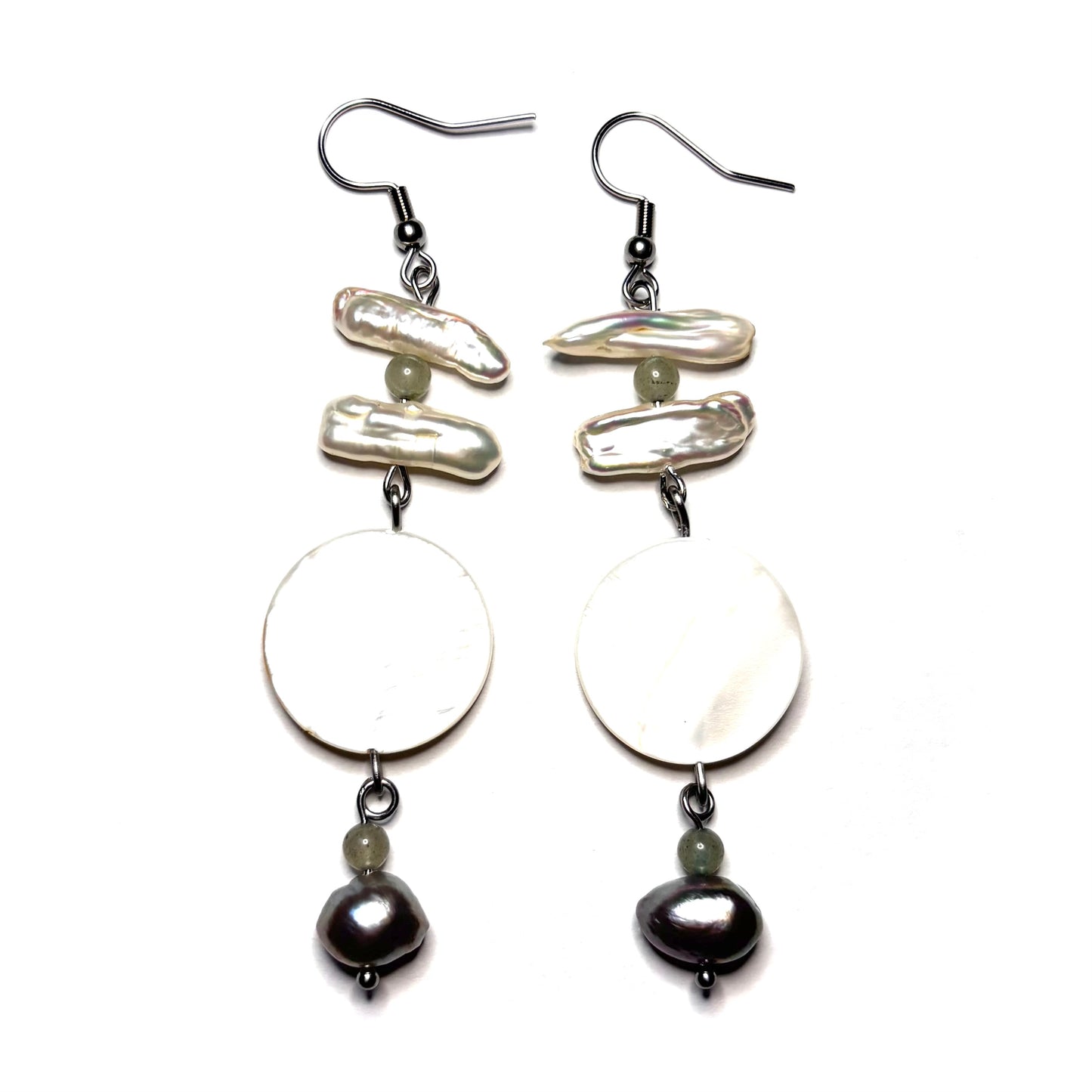 Pearl and Shell Earrings