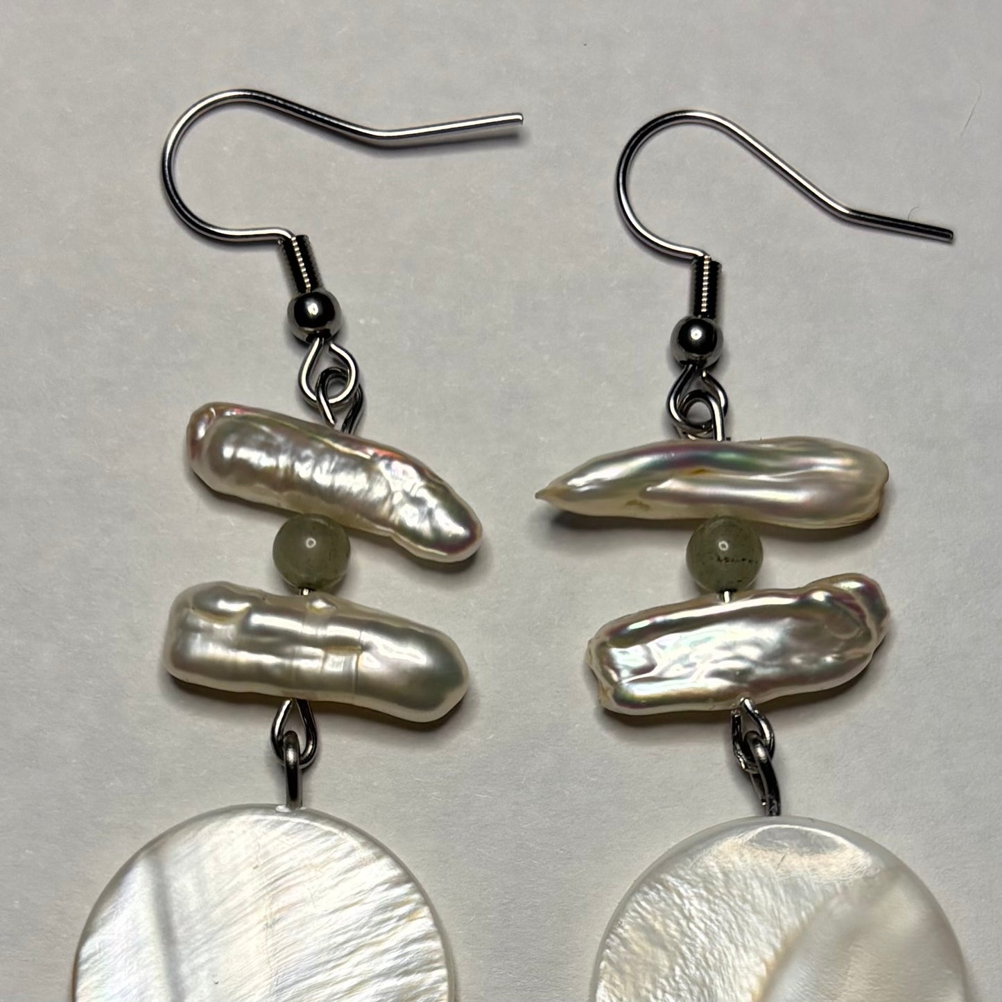 Pearl and Shell Earrings