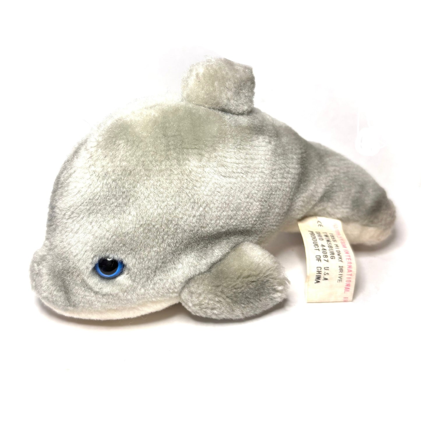 Small Retro Dolphin Plush