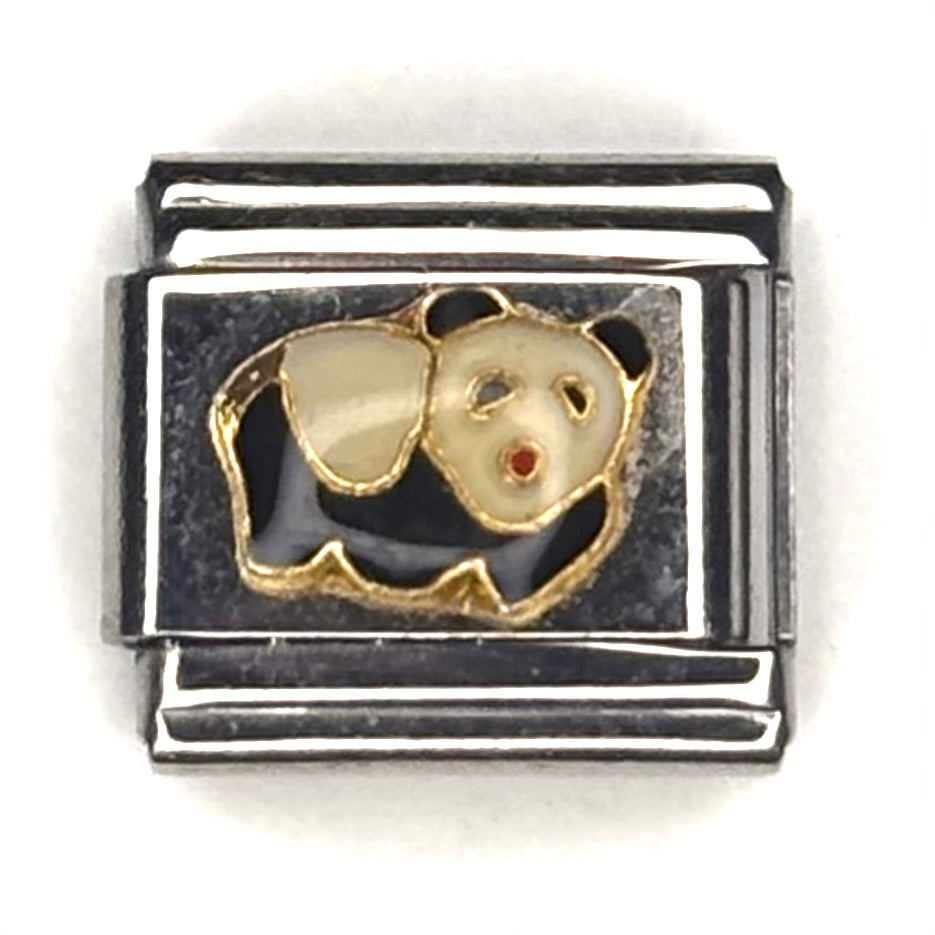 Panda Italian Charm Bracelet Link