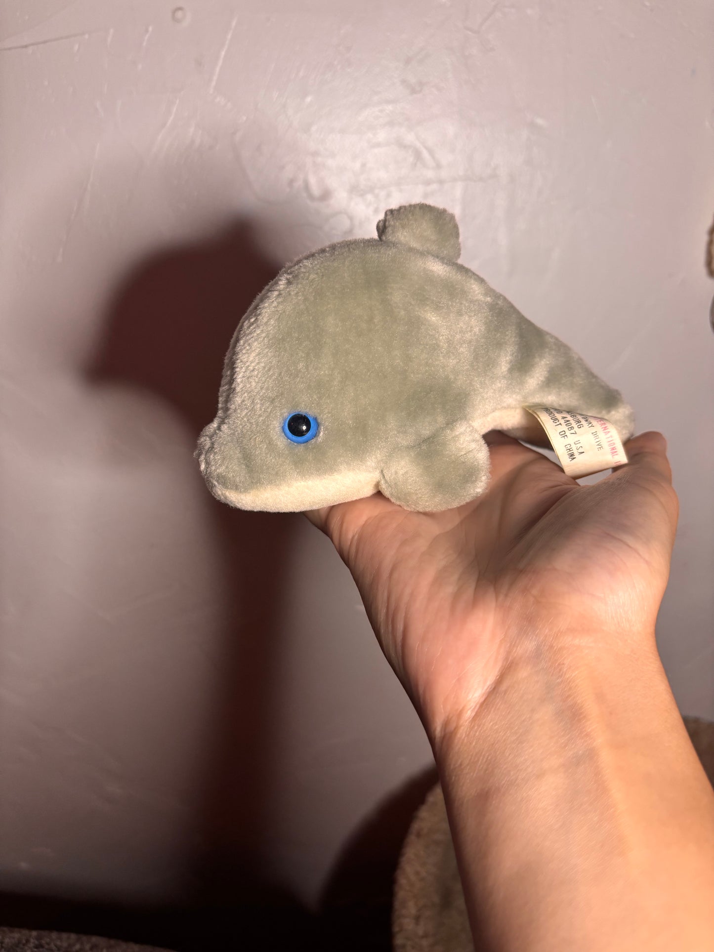 Small Retro Dolphin Plush