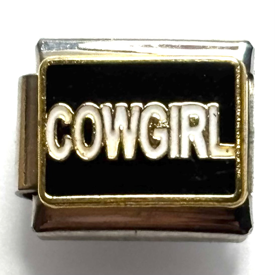 Cowgirl Italian Charm Bracelet Link