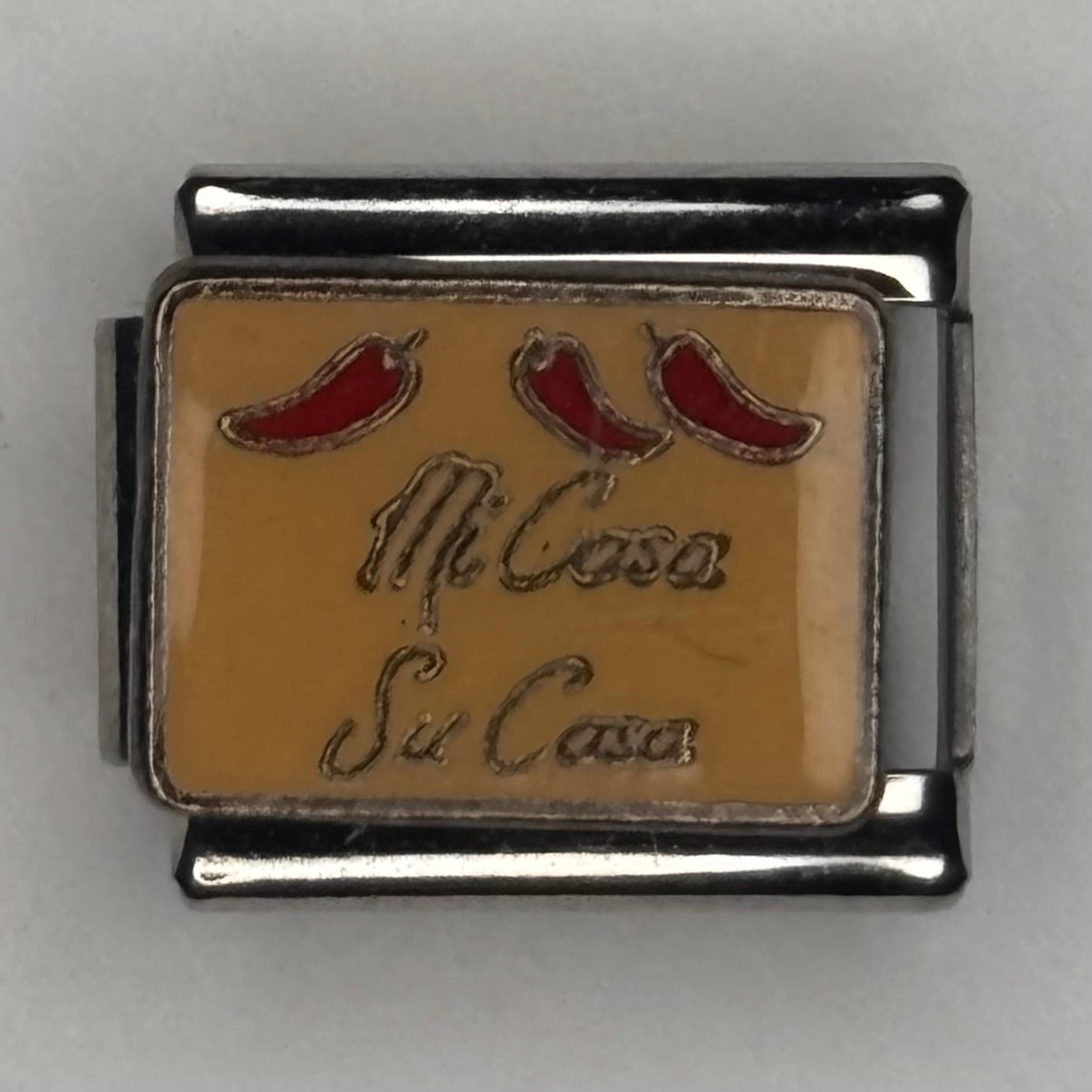 Mi Casa Su Casa Italian Charm Bracelet Link