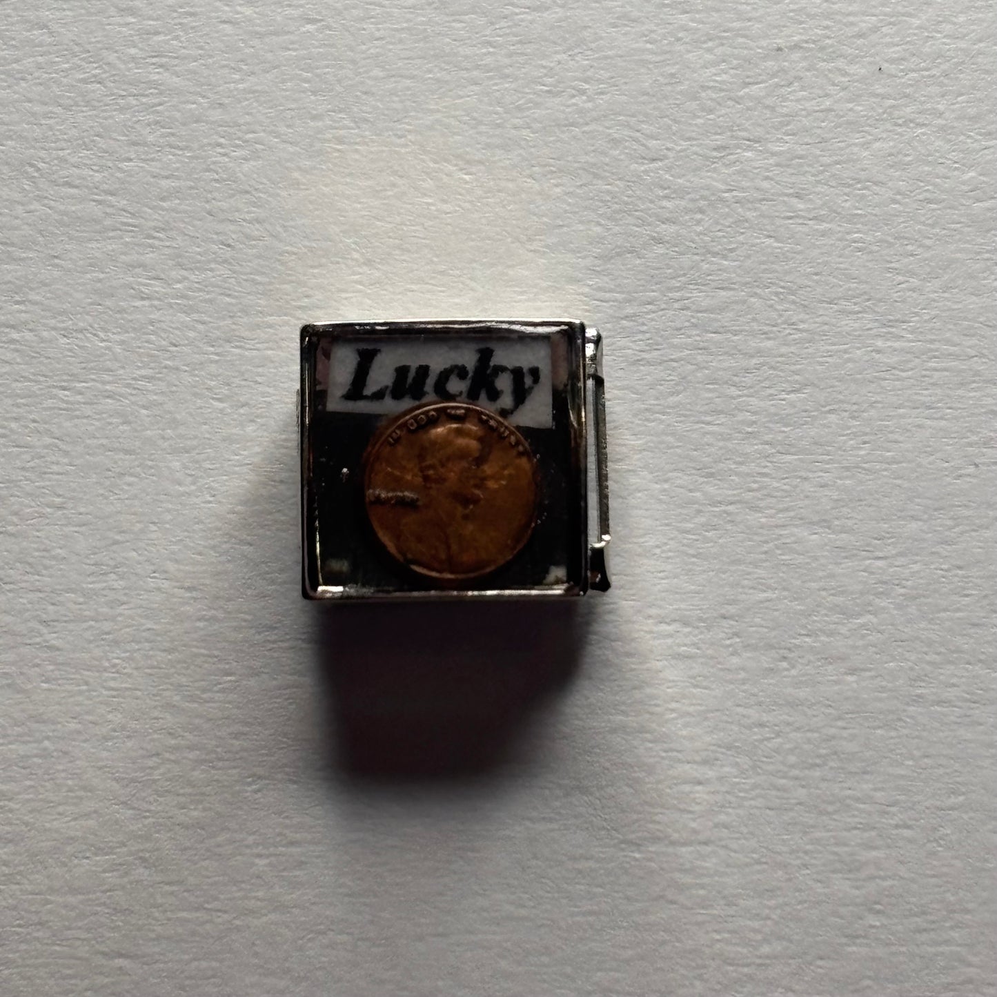 Lucky Penny Italian Charm Bracelet Link