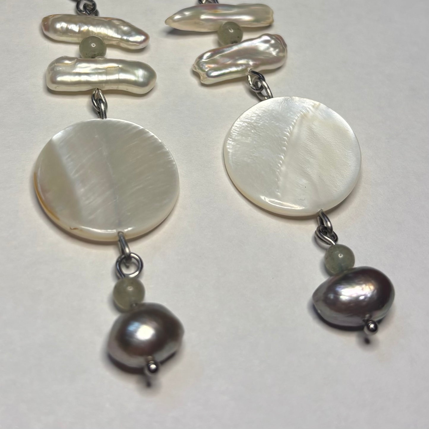 Pearl and Shell Earrings