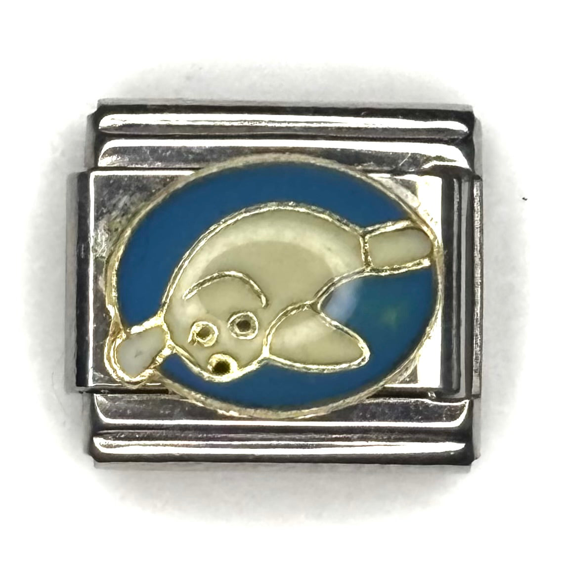 Seal Italian Charm Bracelet Link
