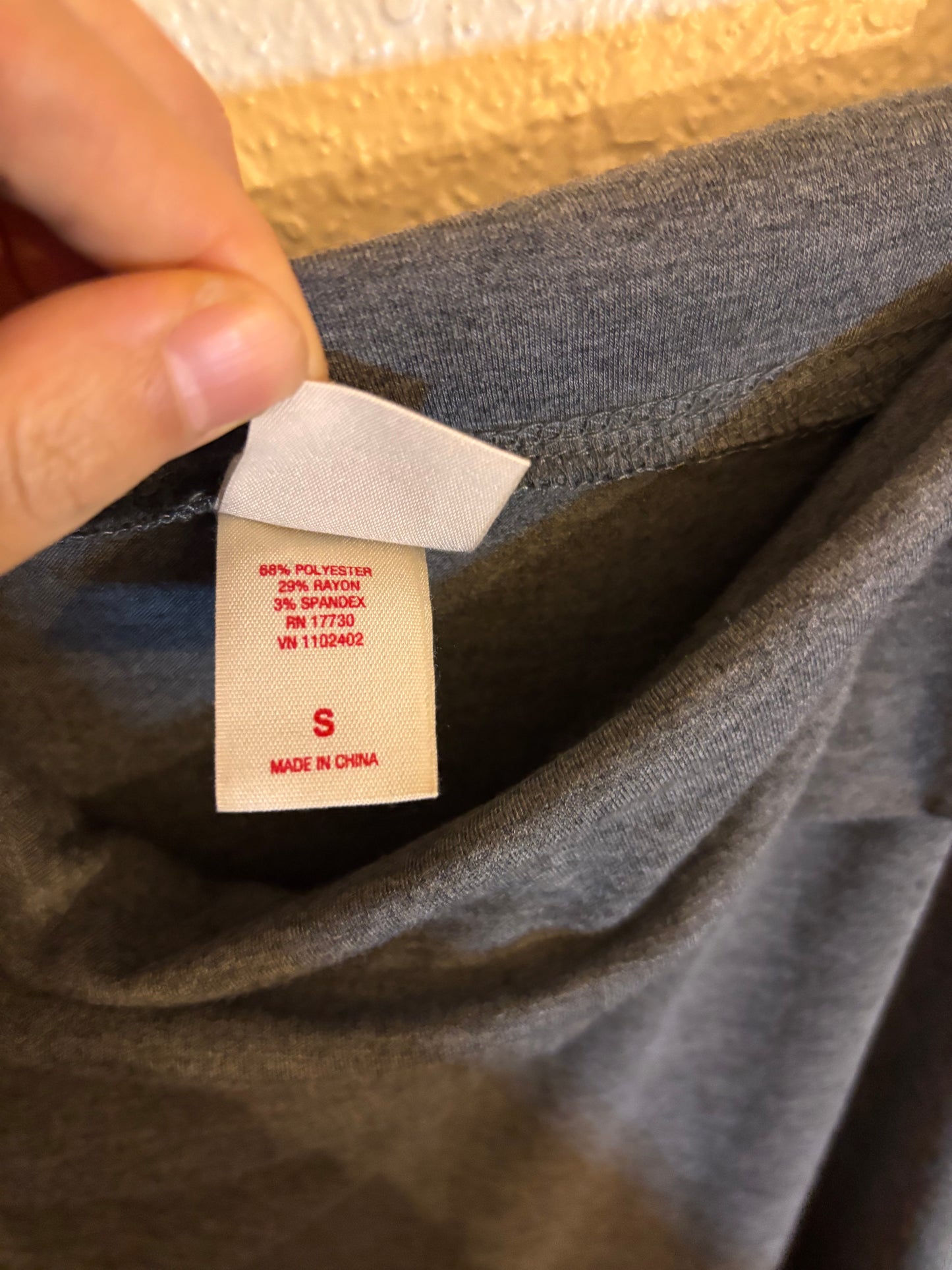 Gray Foldover Skirt