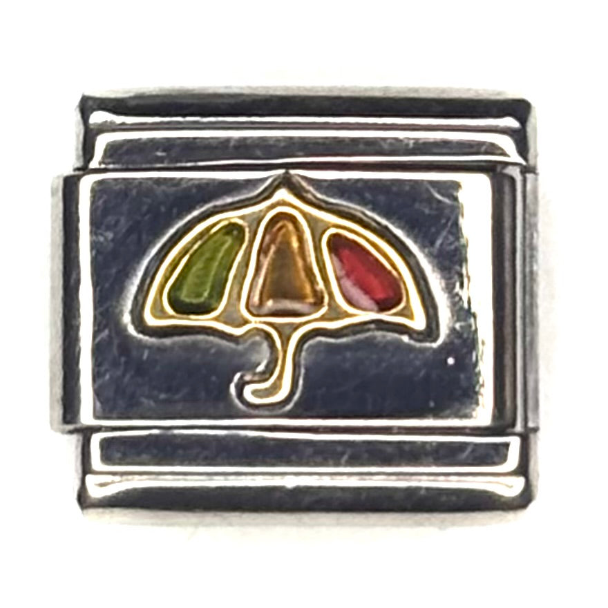 Umbrella Italian Charm Bracelet Link