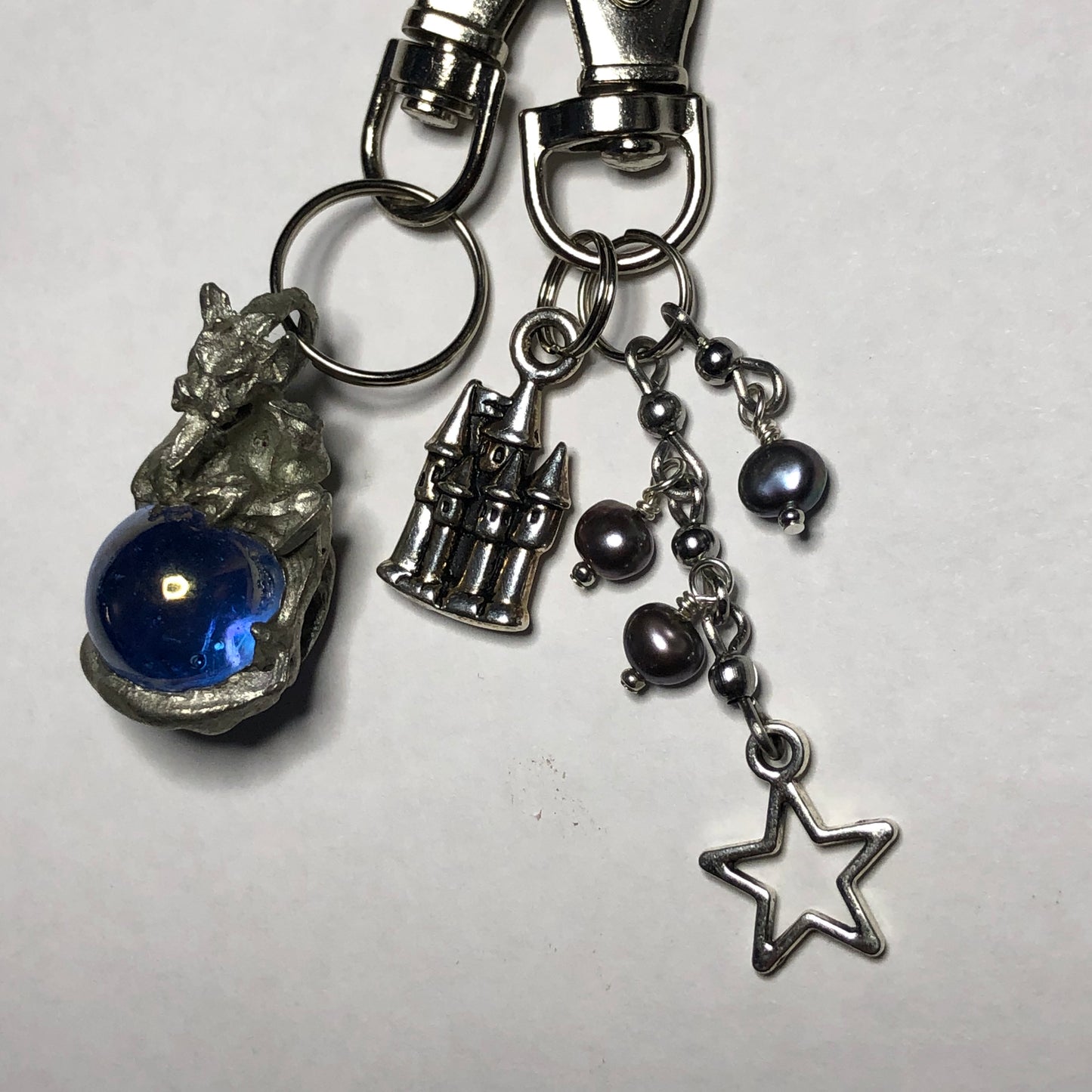 dungeon beaded keychain