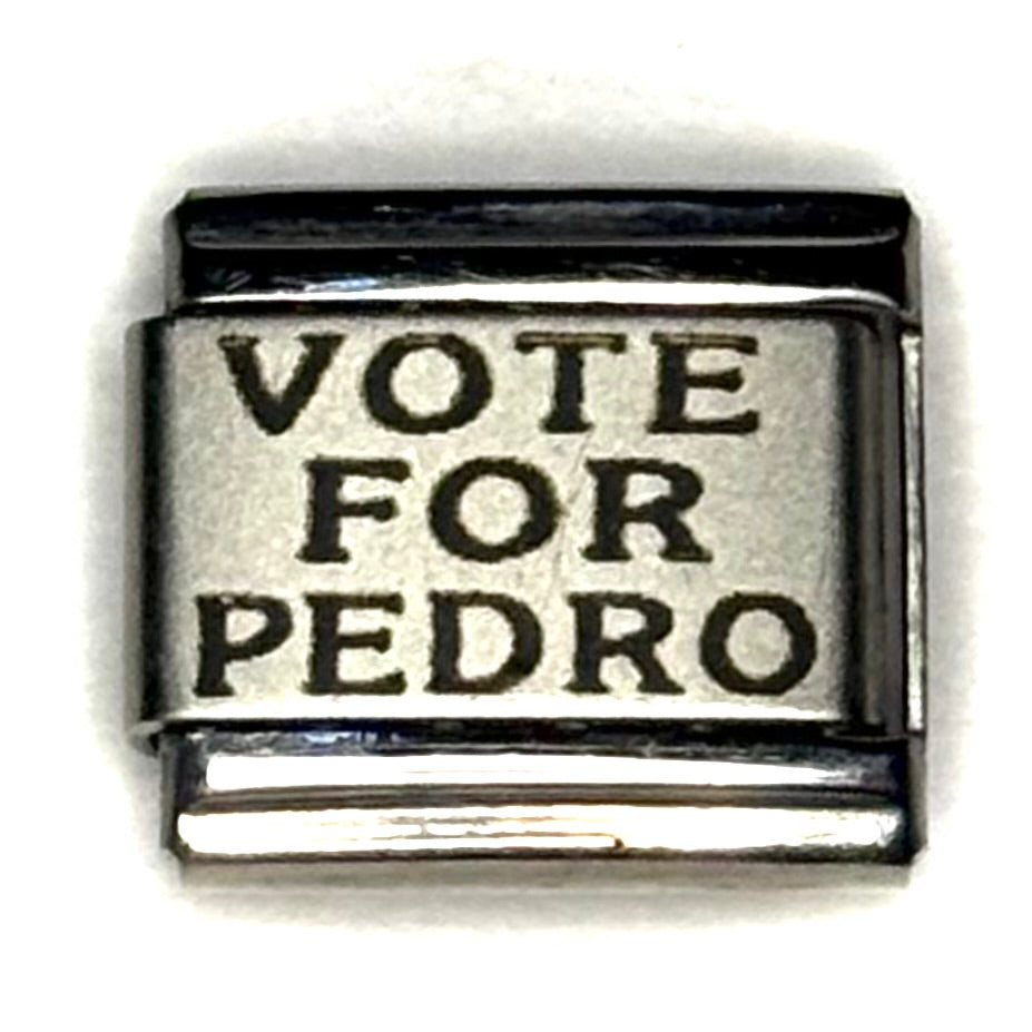 Vote for Pedro Italian Charm Bracelet Link
