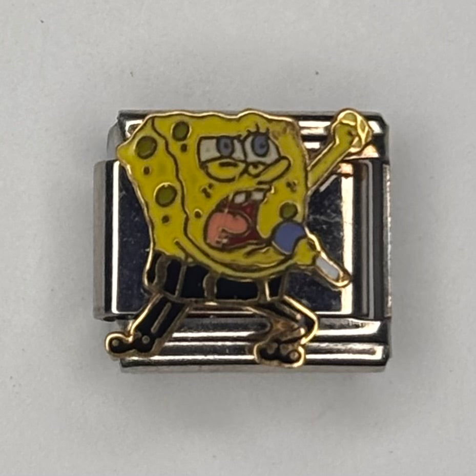 SpongeBob Italian Charm Bracelet Link