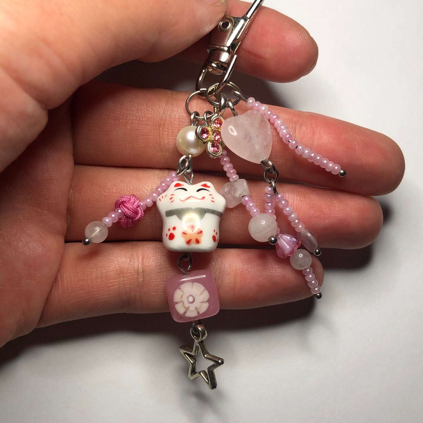 blossom keychain