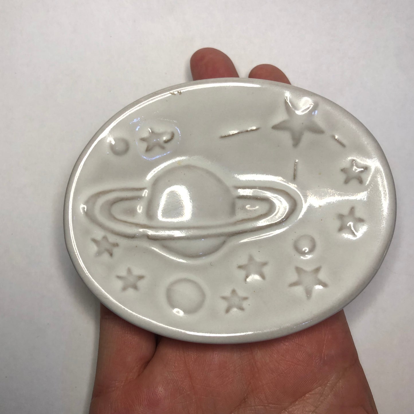 saturn celestial trinket dish