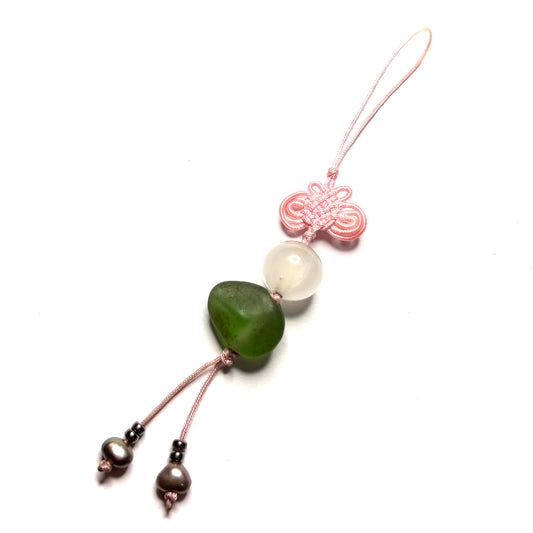 Chinese Knot beaded lanyard cord charm