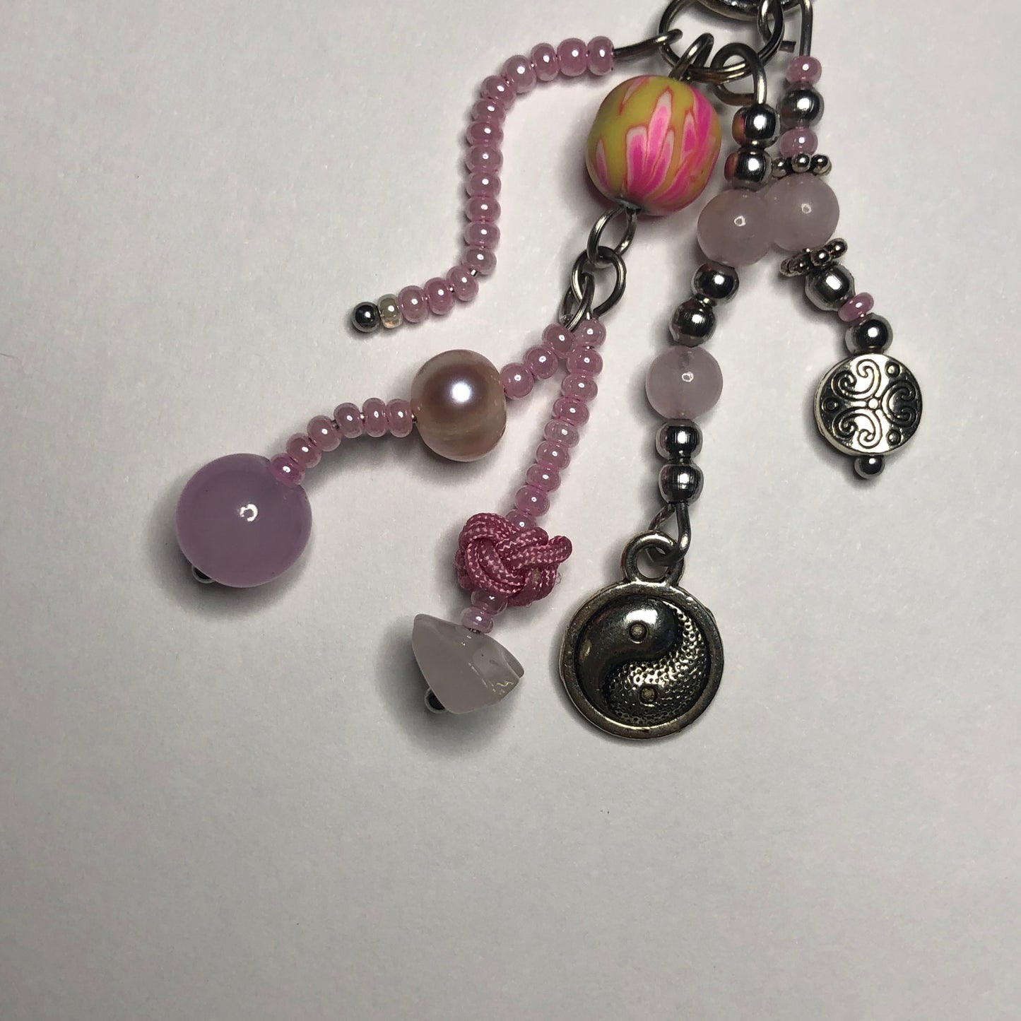 “Harmony” beaded keychain