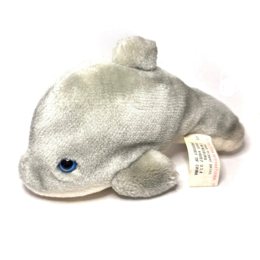 Small Retro Dolphin Plush