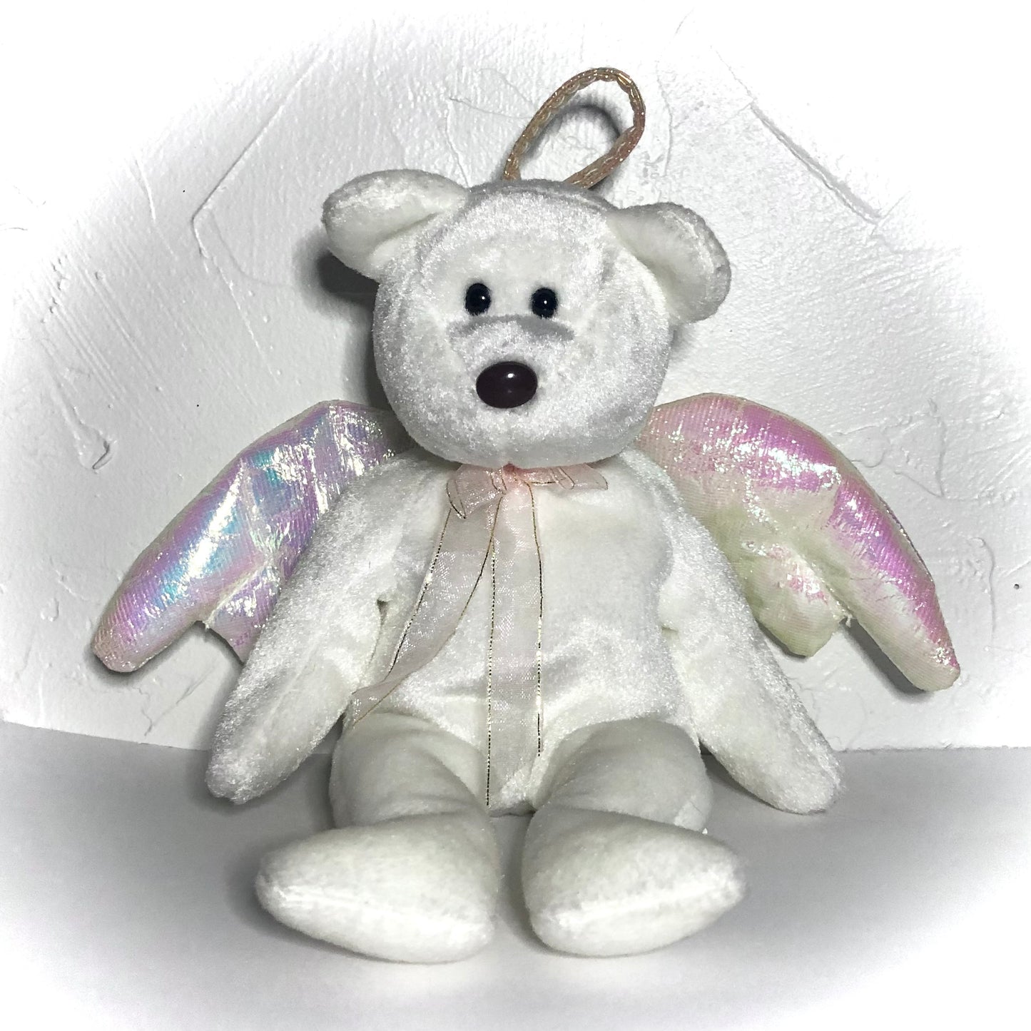 angel bear beanie baby “Halo”