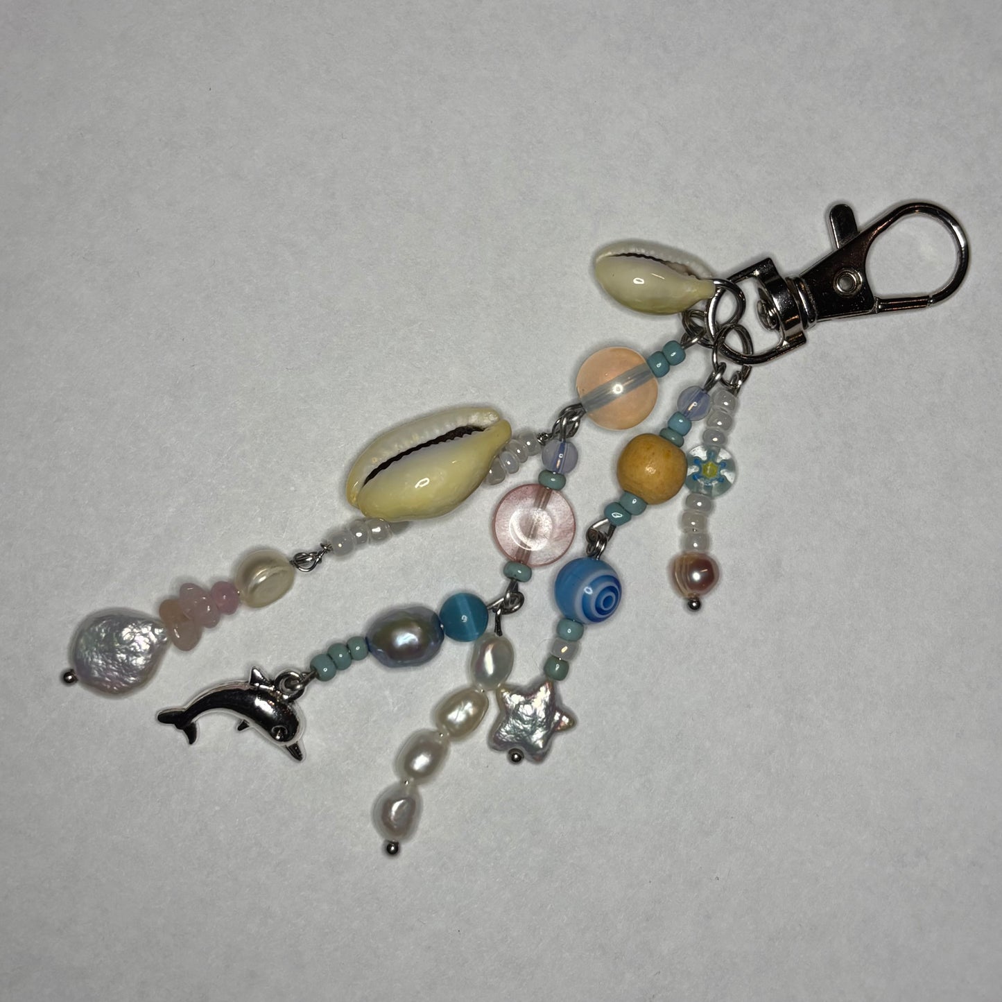 dolphin leap keychain
