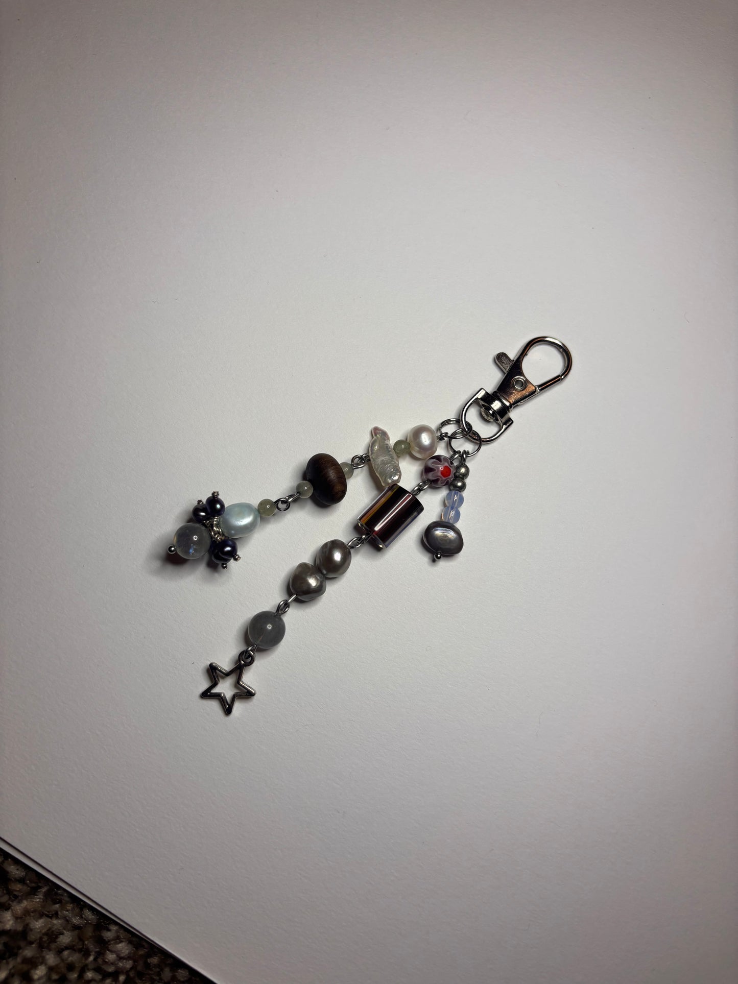 meteor shower keychain