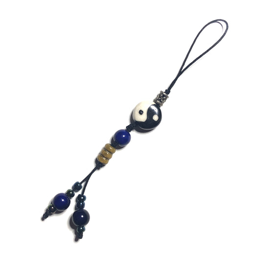 evening blue lanyard cord charm