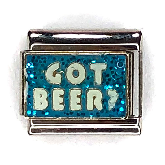 Got Beer Italian Charm Bracelet Link