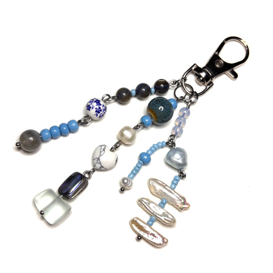blue glow keychain