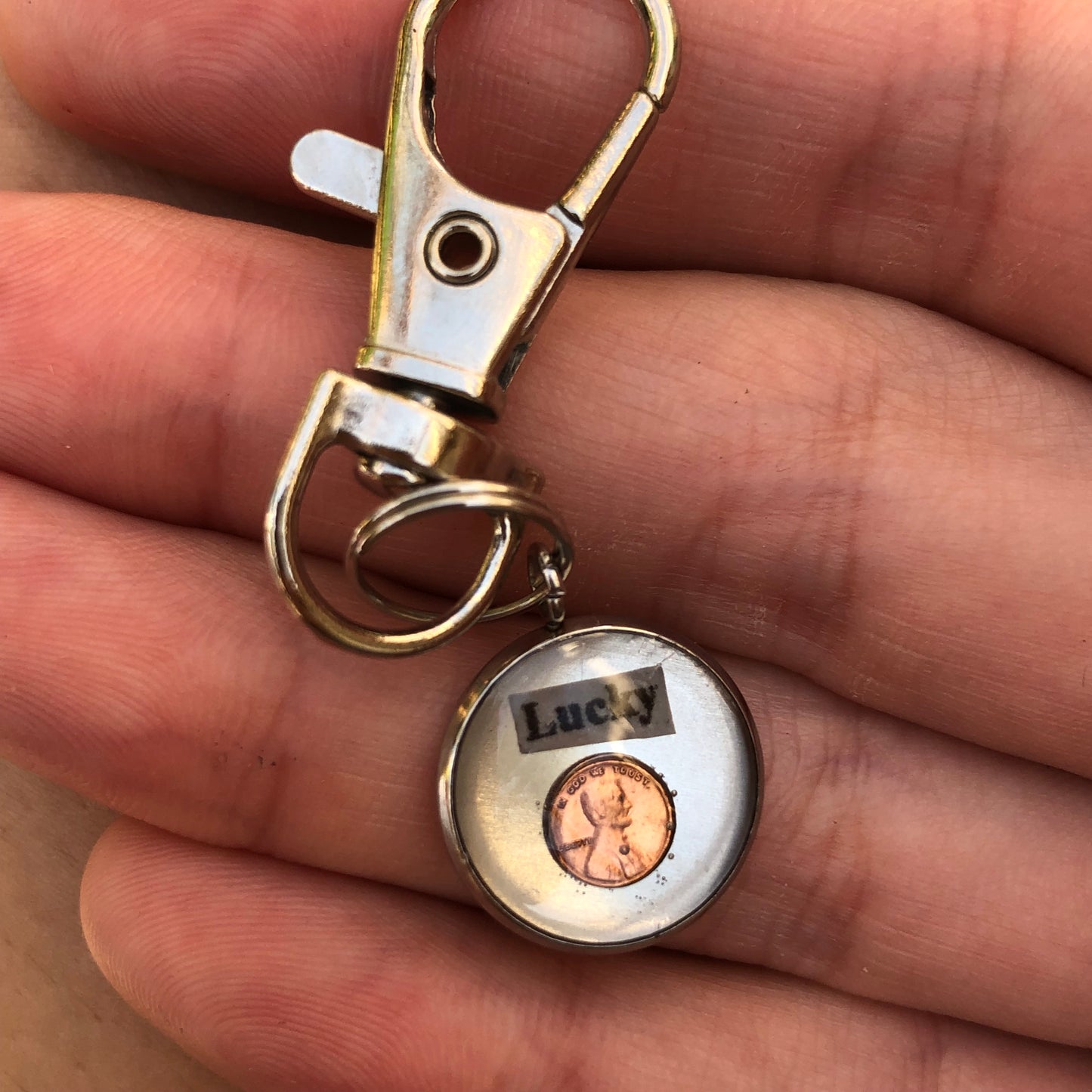 “Lucky Penny“ keychain