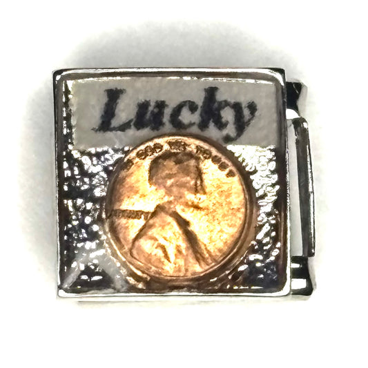 Lucky Penny Italian Charm Bracelet Link
