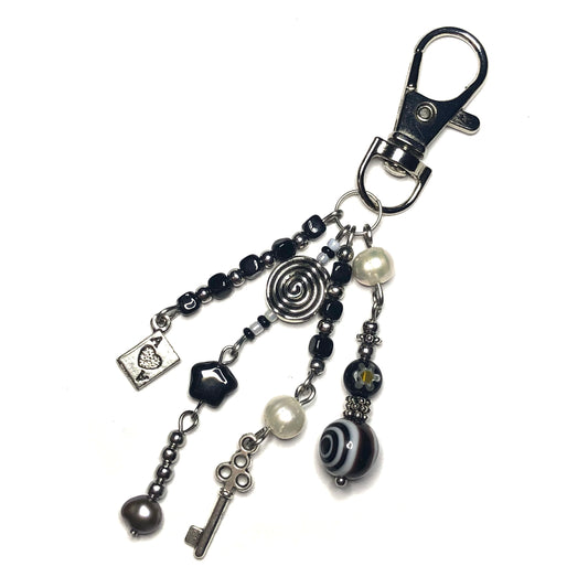 “Ace” beaded keychain