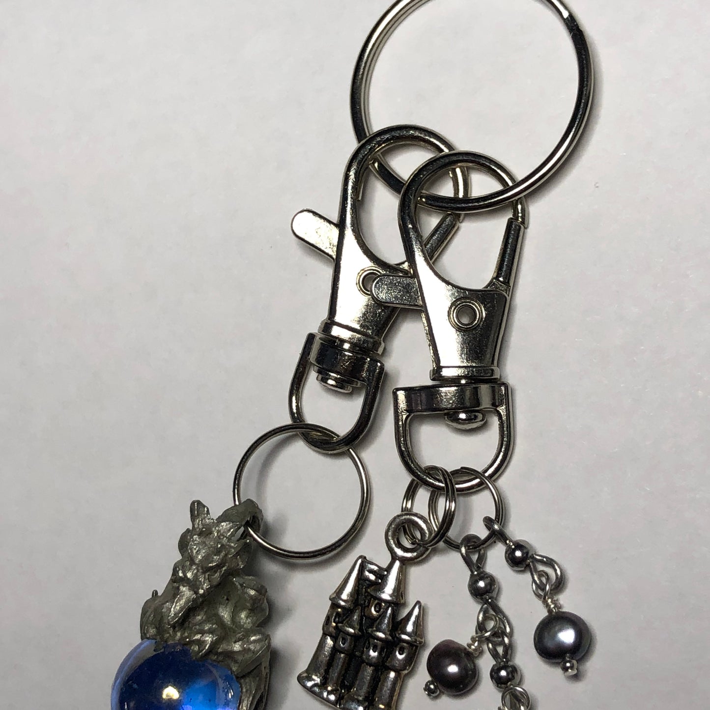 “Dragon’s Orb” Beaded Keychain