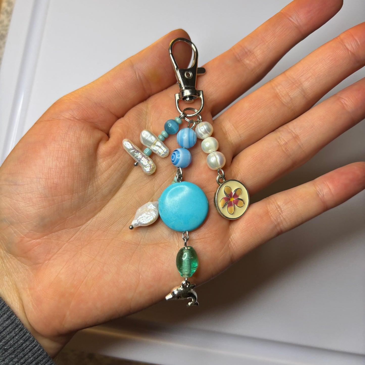 beach daze keychain