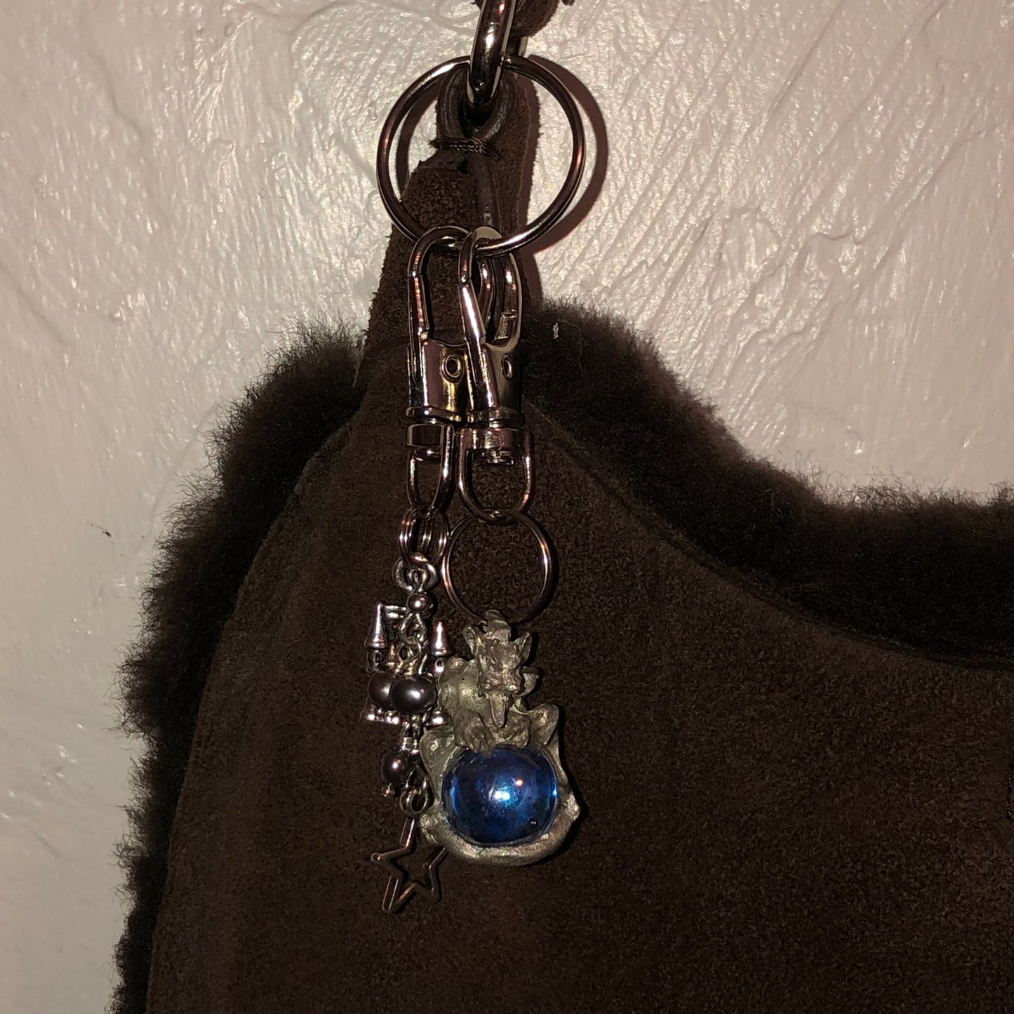 “Dragon’s Orb” Beaded Keychain