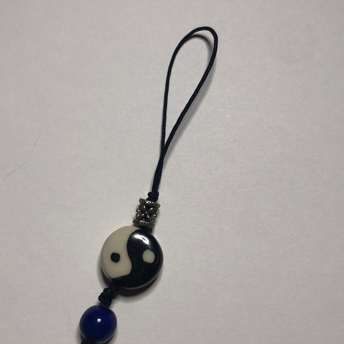 evening blue lanyard cord charm