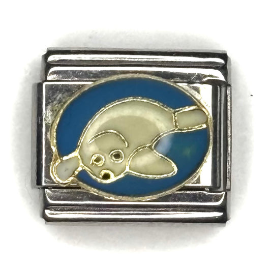 Seal Italian Charm Bracelet Link