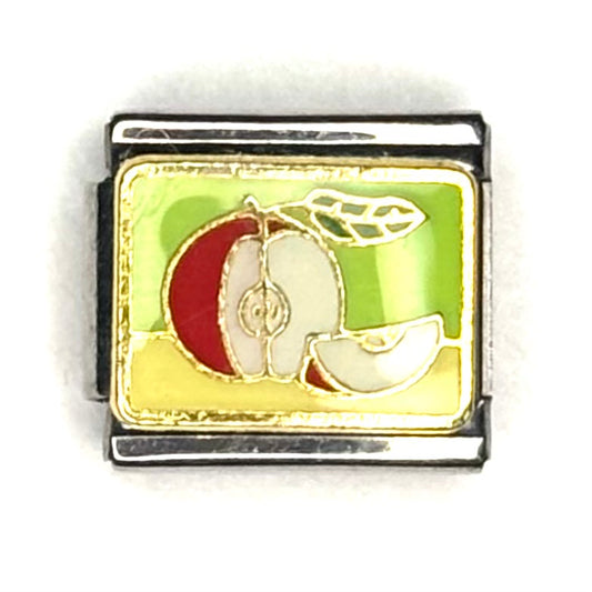 Apple Italian Charm Bracelet Link