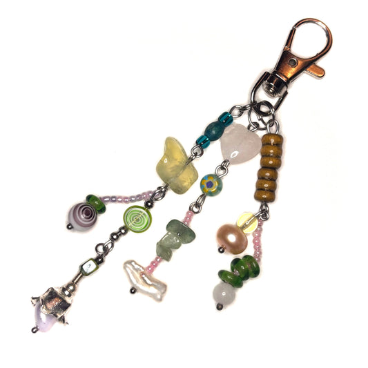 space bloom keychain