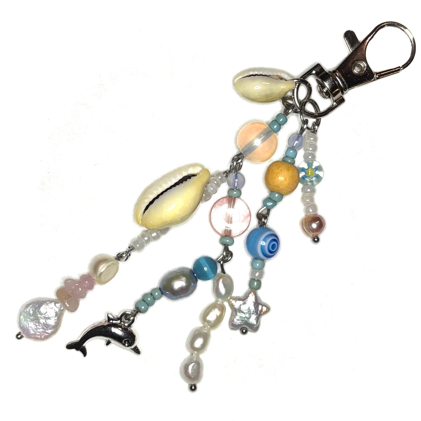 dolphin leap keychain