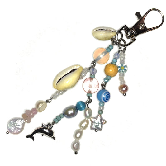 dolphin leap keychain