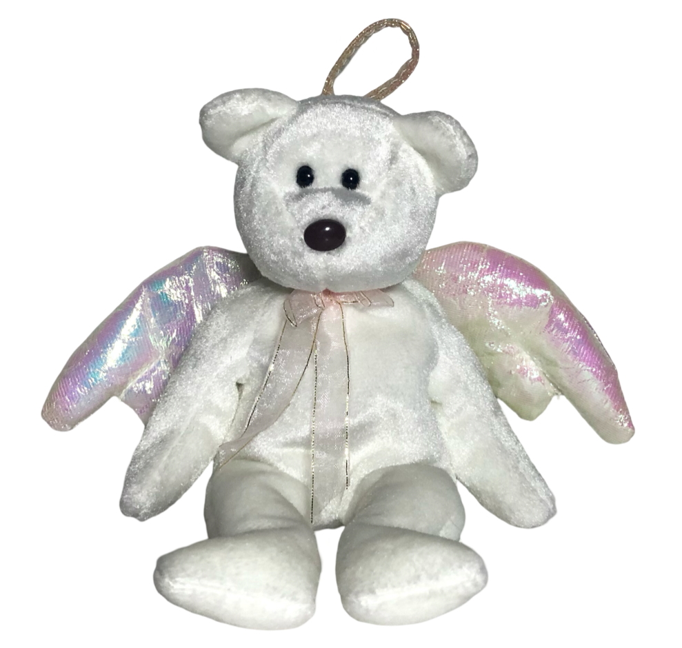 angel bear beanie baby “Halo”