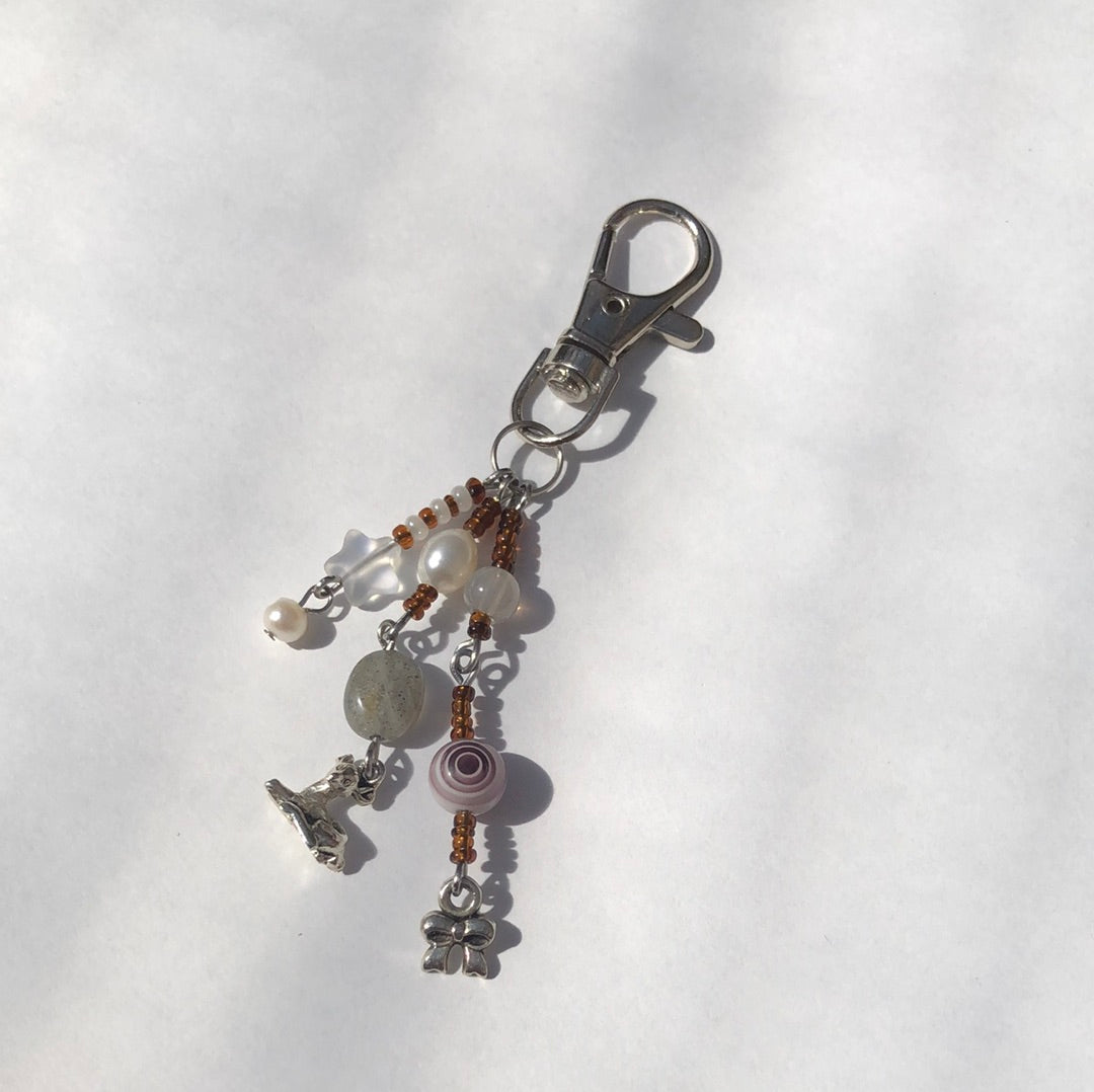 “Little Fawn“ beaded keychain