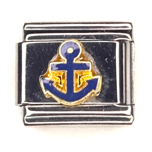 Anchor Italian Charm Bracelet Link