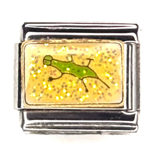 Lizard Italian Charm Bracelet Link
