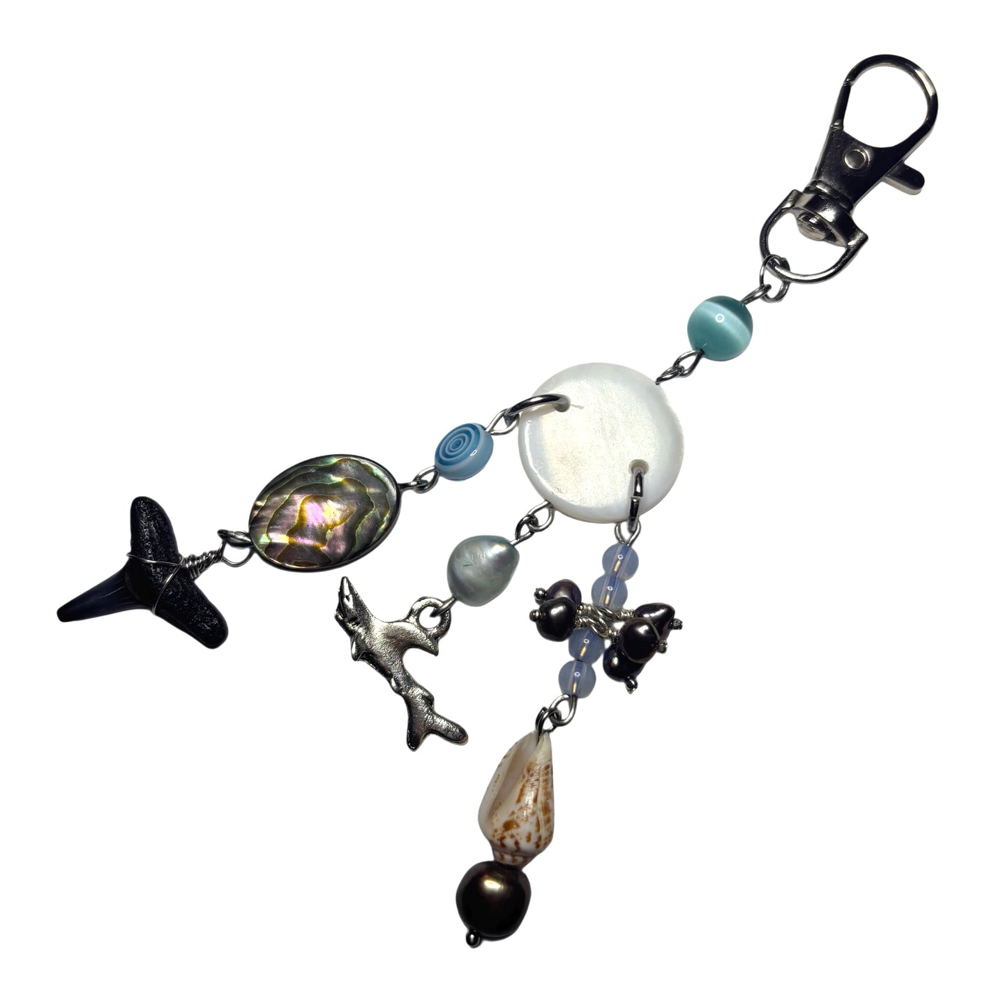 shark swarm keychain