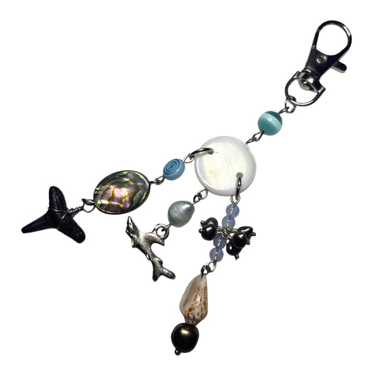 shark swarm keychain