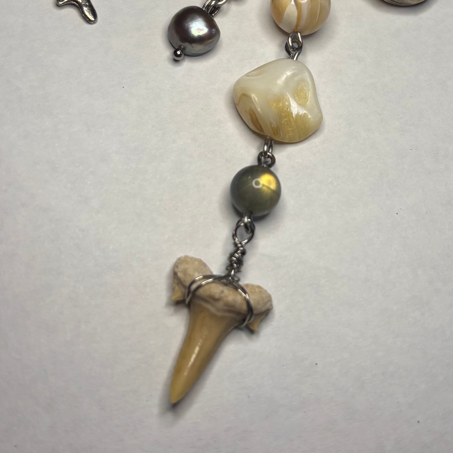 swimming with sharks keychain