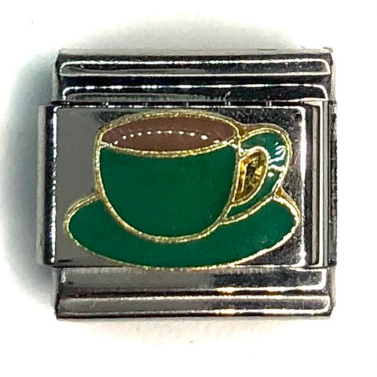 Coffee Italian Charm Bracelet Link