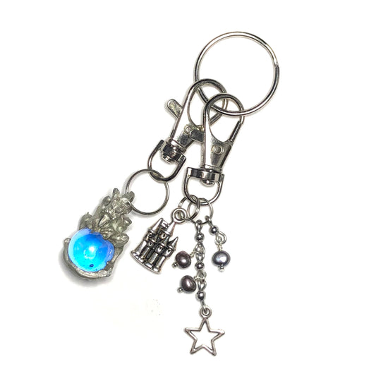 “Dragon’s Orb” Beaded Keychain