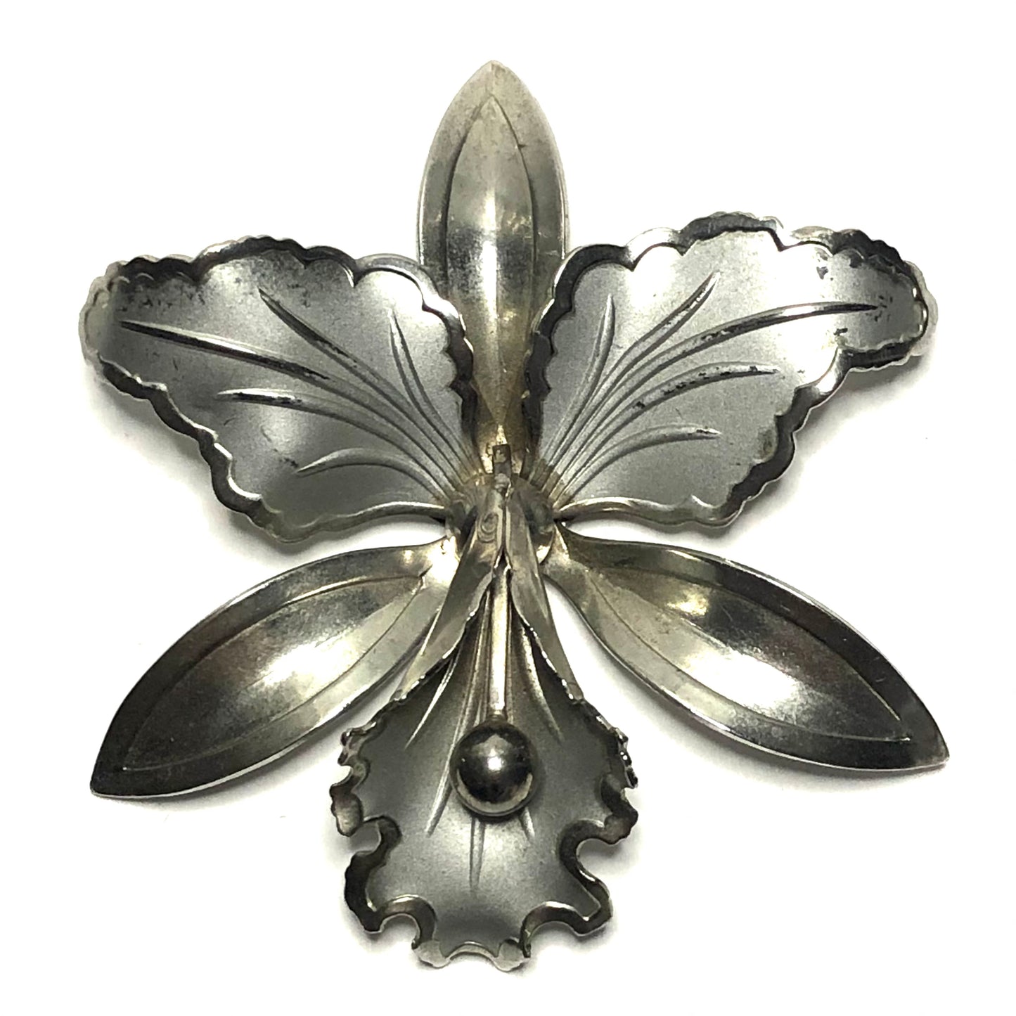 Orchid brooch