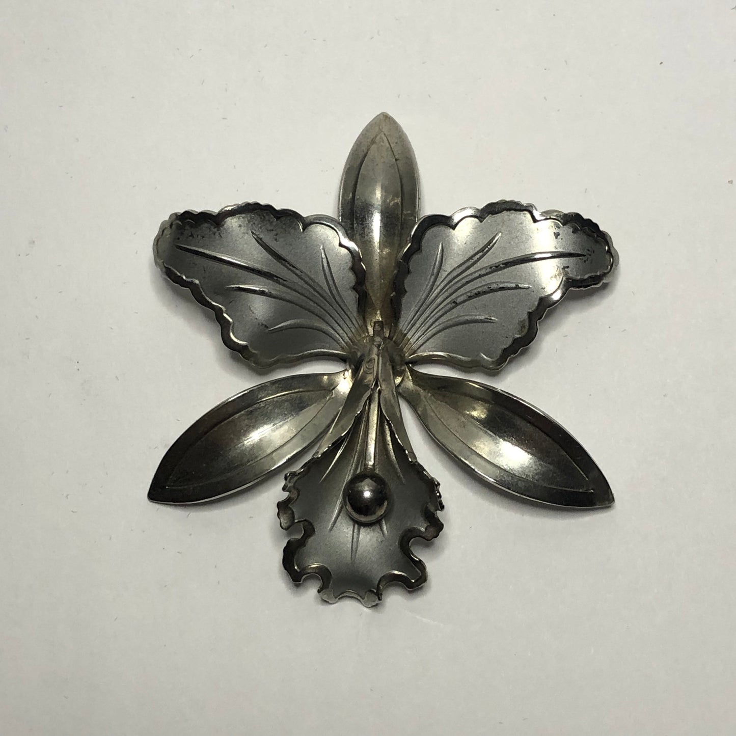 Orchid brooch